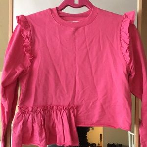 Long sleeved pink top (size 4)